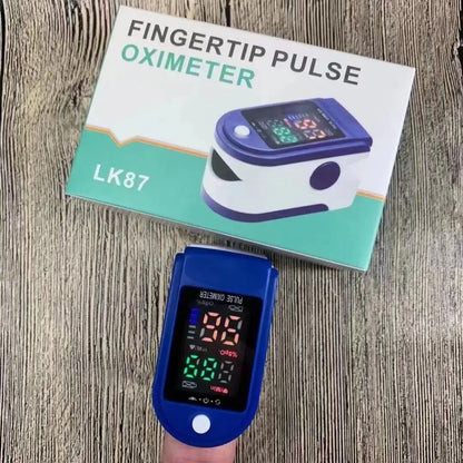 Dirisis Products Fingertip Pulse Oximeter, Large Screen Blood Oxygen Saturation Monitor, Oxygen Meter Finger with Heart Rate