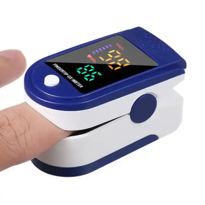 Dirisis Products Fingertip Pulse Oximeter, Large Screen Blood Oxygen Saturation Monitor, Oxygen Meter Finger with Heart Rate